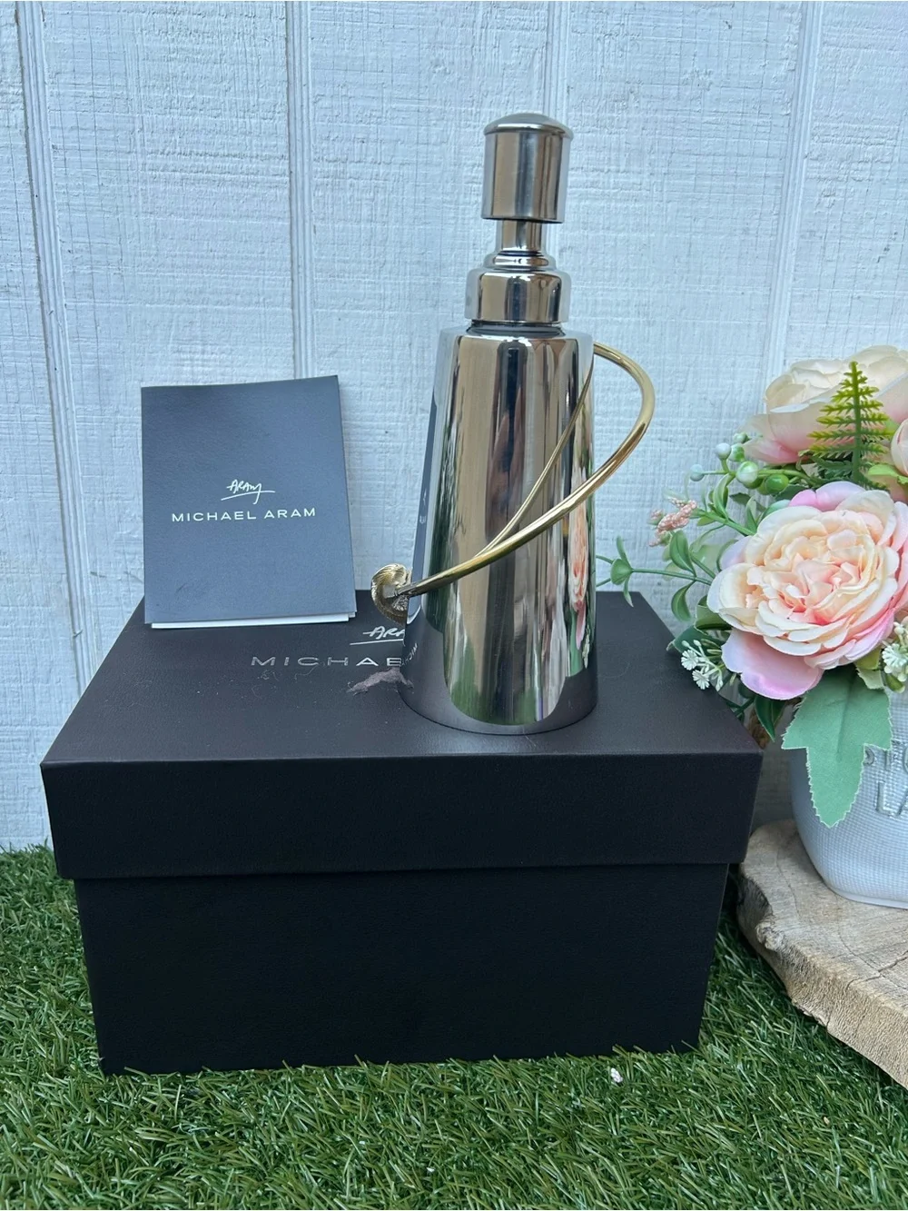 Michael Aram Calla Lily Soap Dispenser gently used